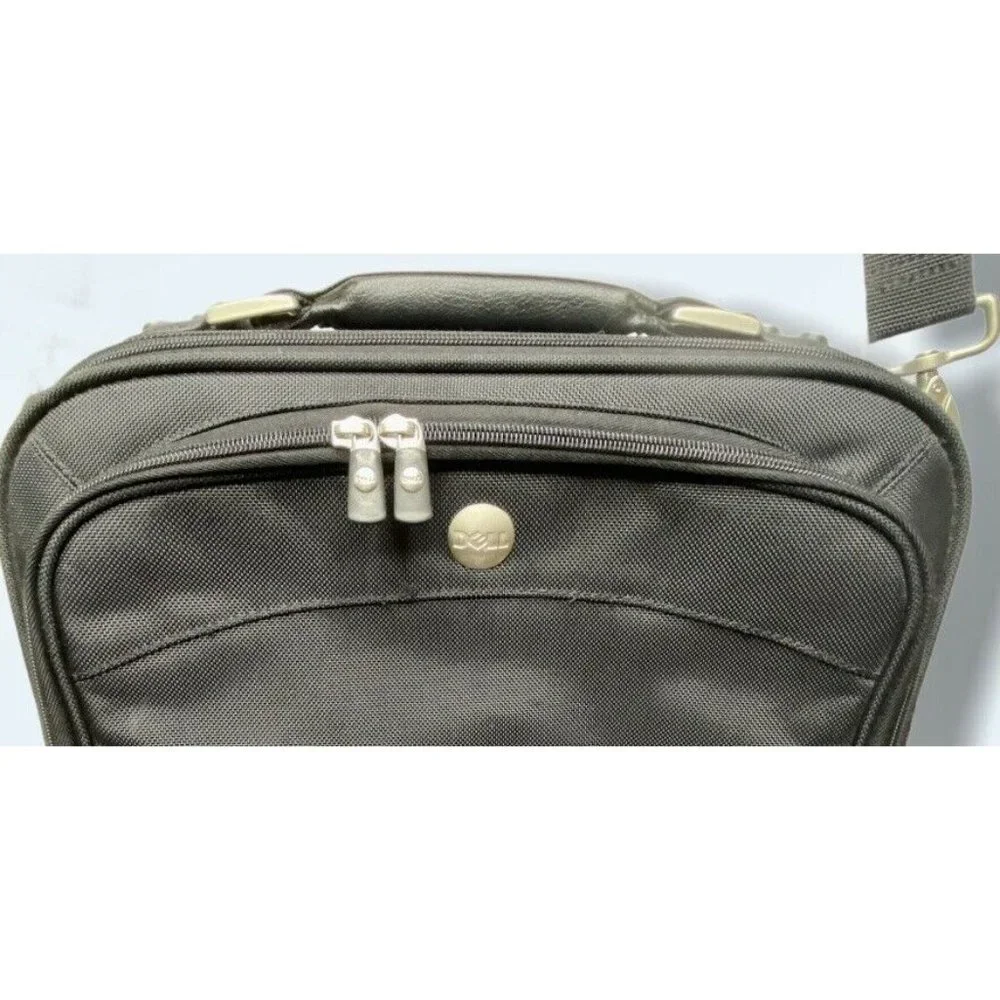 Dell Genuine 15” Briefcase Laptop Canvas Bag Black